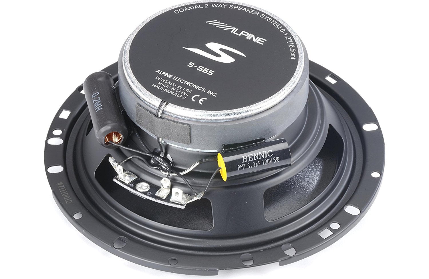 Alpine 6.5-inch Coaxial 2-Way Speaker /1995 And Up Select GM Speaker Adapter 