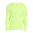 thumbnail image 5 of Athletic Works Men's and Big Men's Long Sleeve Tri-Blend T-Shirt, up to Size 5XL, 5 of 5