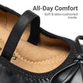 thumbnail image 3 of DREAM PAIRS Toddler Little Girls Mary Jane Ballet Flats Dress Shoes with Bow, 3 of 7