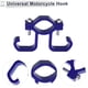 thumbnail image 5 of Gancho colgante para motocicleta, soporte para casco y equipaje, colgador para scooters y bicicletas, aleación de aluminio azul, llave hexagonal, junta 79mm, 5 of 7