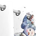 thumbnail image 3 of Christmas Snowmans Black Out Curtains Aesthetic for Bedroom Living Room Sliding Glass Doors Kitchen Windows 2 panels set, 3 of 5