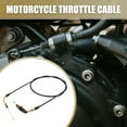 thumbnail image 2 of Unique Bargains Black Rubber Coated Motorcycle Motorbike Throttle Cable Wire for Yamaha JOG, 2 of 3