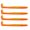 Orange, variant on Whaledi Baits Perch Fishing Lure Fishing Tackle Swimbait Jig Head Lure
