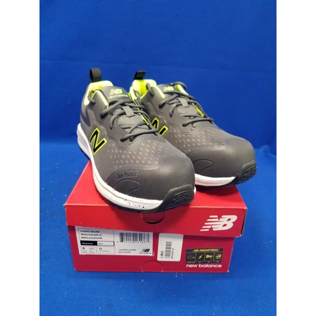 New Balance Midlogiehpr Mens Shoes Sz 8 D Athletic Running Gray Lime Sneakers