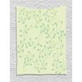 thumbnail image 1 of Vines Tapestry, Abstract Ivy Look Grape Leaves Print in Pastel Tones, Wall Hanging for Bedroom Living Room Dorm Decor, 40W X 60L Inches, Pastel Green Pale Sage Green Avocado Green, by Ambesonne, 1 of 2