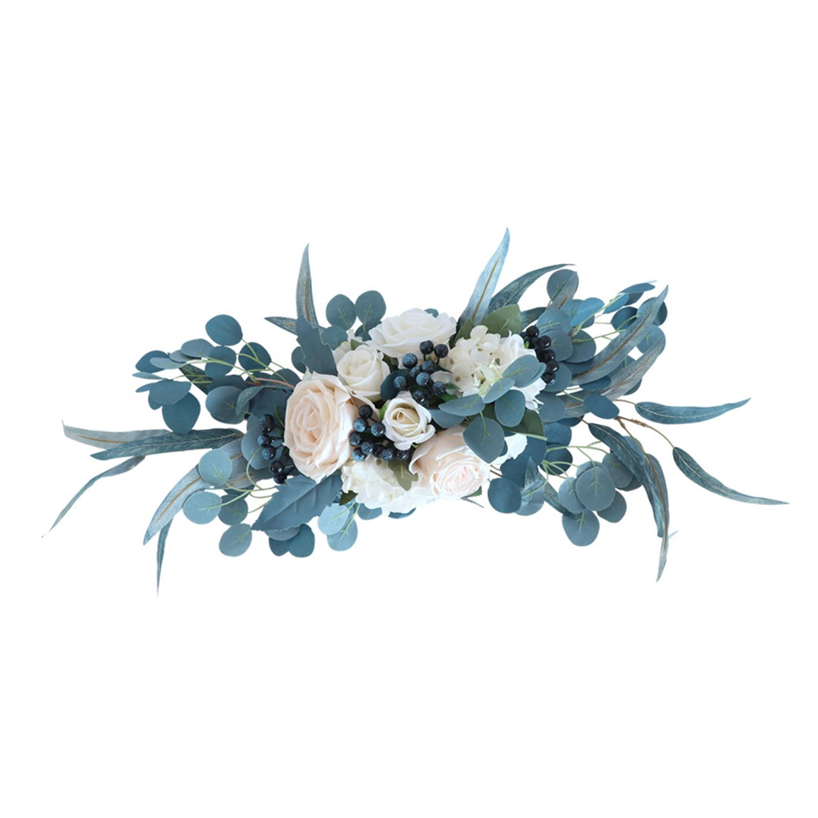 Farmhouse Artificial Flowers Arch Decor S,ilk Flower Flower Arrangement Floral Swags for Bedroom DIY Wedding Backdrop Living Room Wall Decor