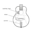 thumbnail image 3 of Acoustic Guitar Soundhole Pickup Passive Pickup&Preamp for Guitar Parts #2 2, 3 of 8