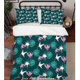 thumbnail image 1 of 3D Tropical Greenery Quilt Cover Set Bedding Set Pillowcases 239, 1 of 3