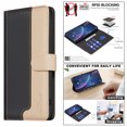 thumbnail image 5 of for Google Pixel 9 / 9 Pro Wallet Flip Case, Luxury Premium PU Leather Card Slots Strong Magnetic Closure Kickstand RFID Blocking Phone Case Cover for Google Pixel 9 / 9 Pro - Black, 5 of 8