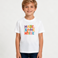 thumbnail image 2 of Boys Graphic T Shirt Make Some Noise Music Guitar Short Sleeve Tee Creative Hobby Style 100% Cotton Soft Kids Tops 4-13Y, 2 of 5