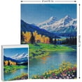 thumbnail image 2 of Puzzles for Adults 500 Pieces Mountains Park Water Flow Creek Stream Oil Painting Puzzles, Nature Jigsaw Puzzles for Adults, Landscape Challenging Puzzles for Adults and Families, 2 of 8