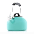 thumbnail image 4 of 1.8qt Enamel-on-Steel Classic Oolong Teakettle- Aqua, 4 of 7