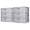 3 Drawer Wide, variant on Sterilite 3 Drawer Storage Tower, Plastic Weave Medium Home Organizer, Cement, 2 Pack