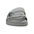 thumbnail image 3 of Womens Sloan Leather Open Toe Casual Slide Sandals, White, Size 6.0, 3 of 6