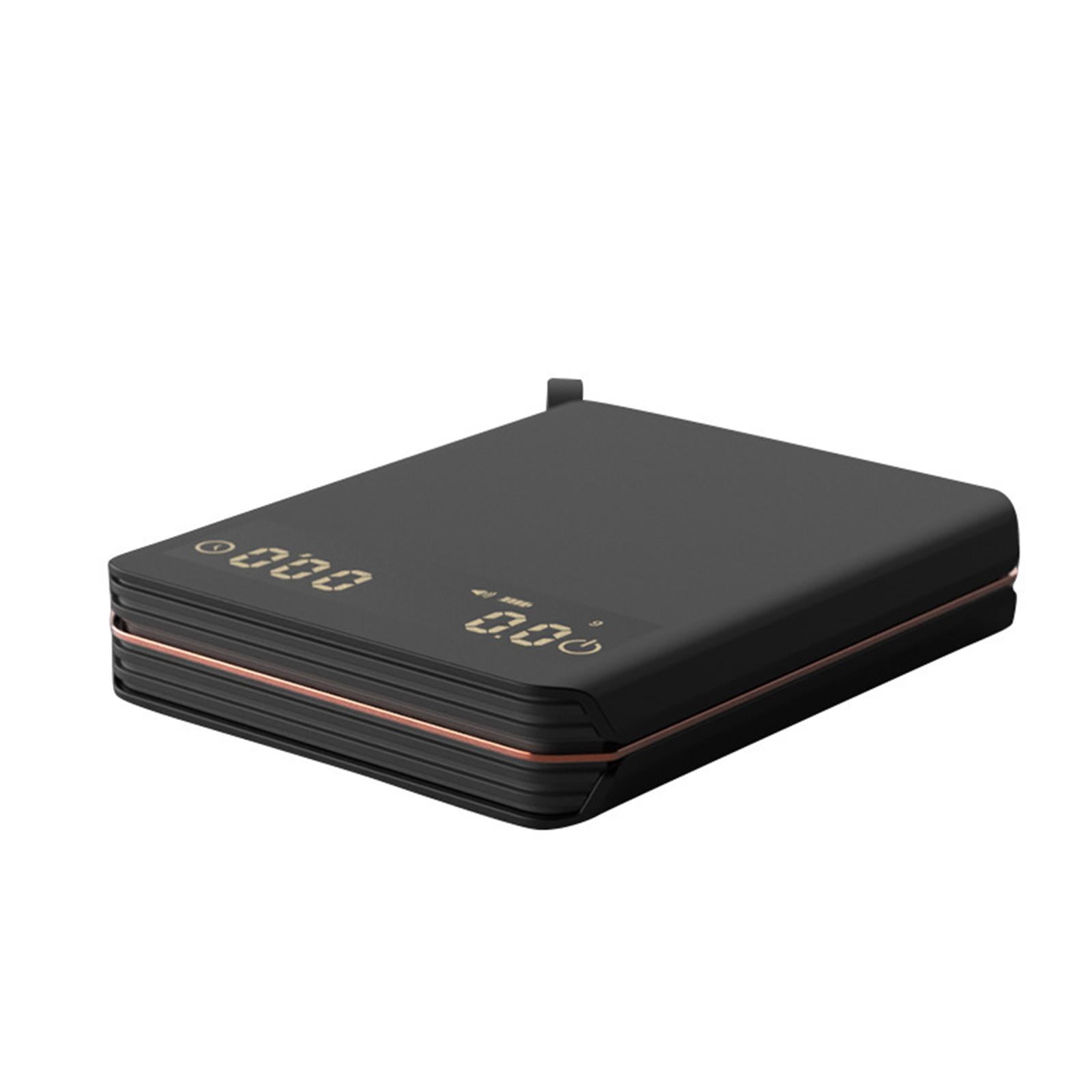 Fiocias Coffee Scale with Timer 2kg 0.1G Precision Portable Multifunction Kitchen Coffee