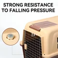 thumbnail image 5 of Venta caliente de plástico para transportar mascotas, portátil, de viaje, transpirable, para gatos y perros, caja de aire para transporte, 5 of 5