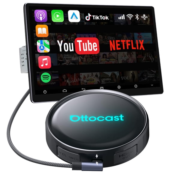 Sistema de coche OTTOCAST P3 Pro AI Box Wireless CarPlay Android 13