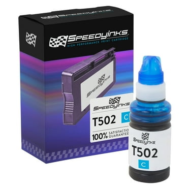 SPEEDYINKS Compatible Ink Bottle Replacement for Epson 502 T502220-S (Cyan) for use in Epson ET Series, Expression and WorkForce