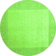 thumbnail image 1 of Ahgly Company Indoor Round Abstract Green Contemporary Area Rugs, 8' Round, 1 of 1