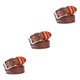 thumbnail image 2 of Sonducket Cinturón Masculino Y Resistente Al Desgaste Con Cinturones De Mano De Obra Fina Con Impresión De Moda Para Hombres PU Naranja 110cm Type1 NO1, 2 of 6