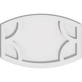 thumbnail image 1 of Ekena Millwork CMP14X9KY 9.37 x 14 in. Rectangle Kailey Architectural Grade PVC Contemporary Ceiling Medallion, 1 of 1