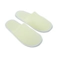 thumbnail image 2 of Unique Bargains 1 Pair Disposable Slippers Foldable Thickened Hotel Slippers Beige, 2 of 5