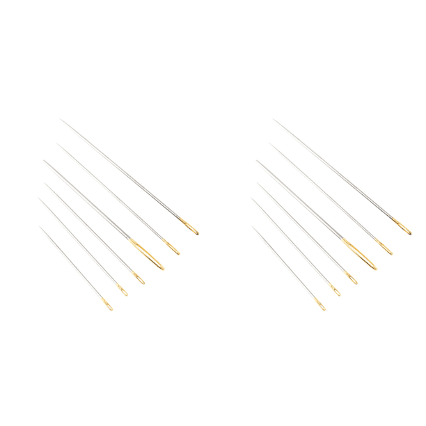 Kit Agujas Coser A Mano 16 Uds. Aguja Doméstica Metal Plateado para Tapicería