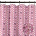 thumbnail image 6 of S4Sassy Pink Bull & Poodle Dog Waterproof Bathroom Shower Curtain With Roller Rings Hook-60 x 75 Inch, 6 of 6