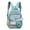 Lake Blue, variant on Vibrant Casual Shoulder Sack, Multi-Pocket Daily Bag with Decorative Pendants, Durable Polyester Tote for Shopping Travel, 17.32 Inch (Light Pink)