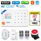 thumbnail image 1 of El sistema de alarma de seguridad KERUI Tuya Smart WIFI GSM funciona con Alexa Home, Detector de movimiento antirrobo, puerta de humo, Sensor de ventana, cámara IP Tan Jianjun unisex, 1 of 2