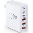 thumbnail image 1 of Cargador USB C Charger Block, 100 W, 6 puertos, cargador rápido para iPhone, 1 of 8
