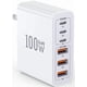 thumbnail image 1 of Cargador USB C Charger Block, 100 W, 6 puertos, cargador rápido para iPhone, 1 of 8
