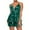 Dark Green, variant on Daznico Elegant Festival Style Layered Deep Back Jumpsuit Dress for Sleeveless Sequin Midi Romper Outfit for Party Events,Mardi Gras Clothing,M