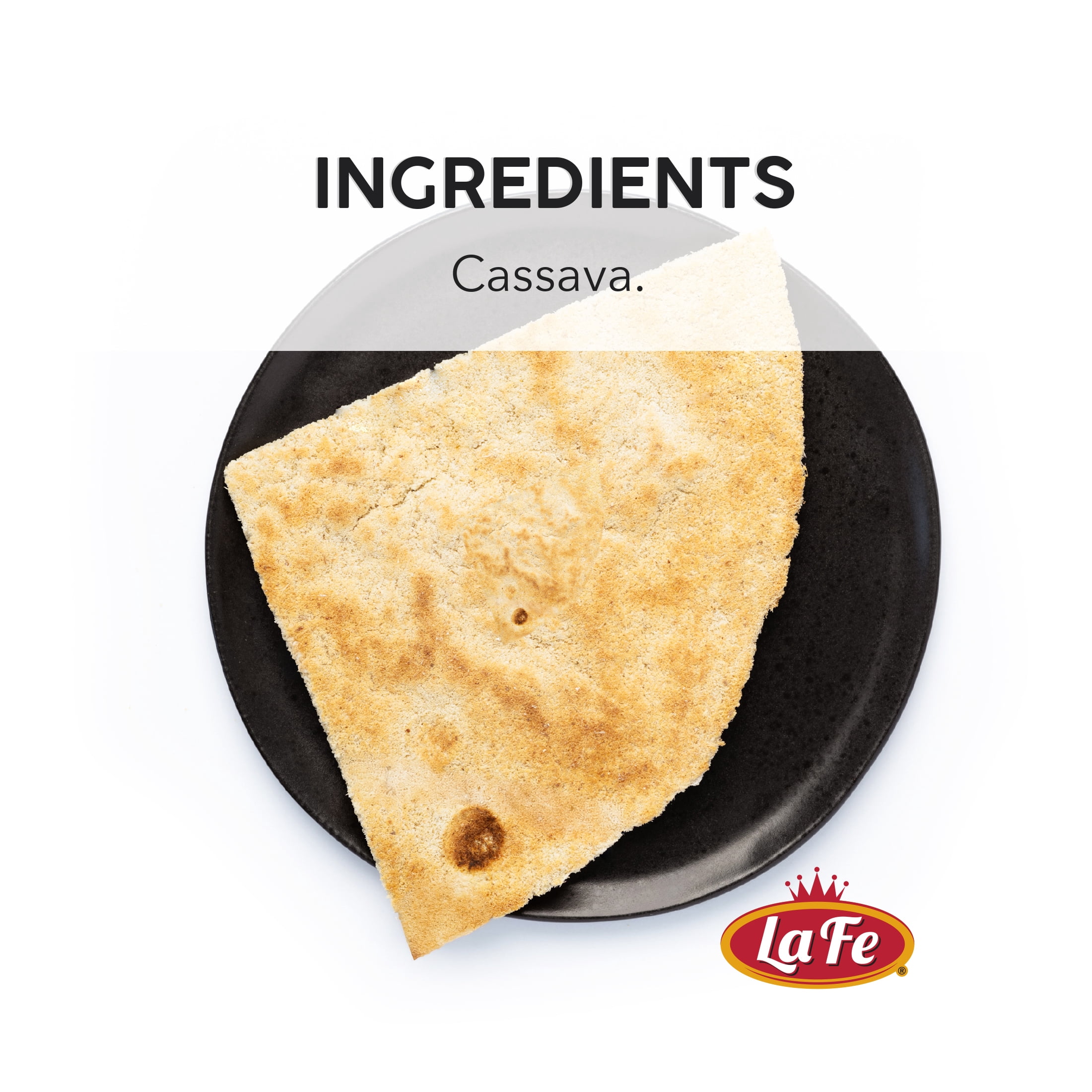 (5 pack) La Fe Casabe Dominican Cassava Bread, 7 oz, 14 Pack, Traditional Flatbread Snack Crackers