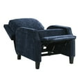 thumbnail image 4 of Relax-A-Lounger Sorrento Modern Push Back Recliner, Navy Blue Woven Fabric, 4 of 10