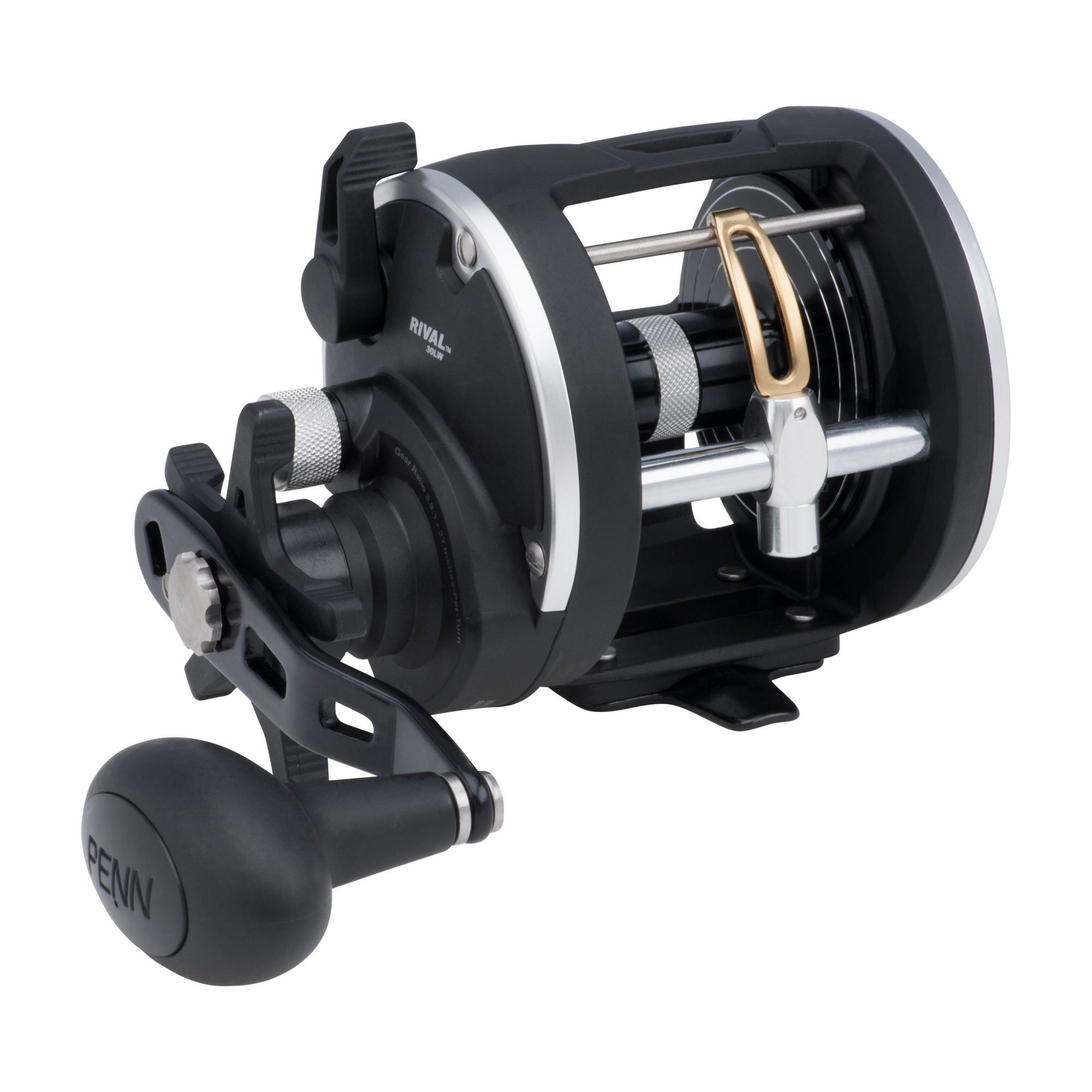 PENN Rival Level Wind Conventional Fishing Reel, Size 30