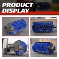 thumbnail image 6 of Mini Skid Steer Loader Sweeper Attachments, USA Stock, Hydraulic Broom Sweeper, Rotary Brush Cleaner Attachments Mount: Length: 23.1in, Height:8.54in, Pin Distance:14.17in, 6 of 8
