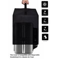 thumbnail image 2 of AF-WAN - Funda resistente impermeable a prueba de polvo, compatible con Ninja SL401 DoubleStack XL 2 cestas freidora de aire (negro), 401COVER, 2 of 5