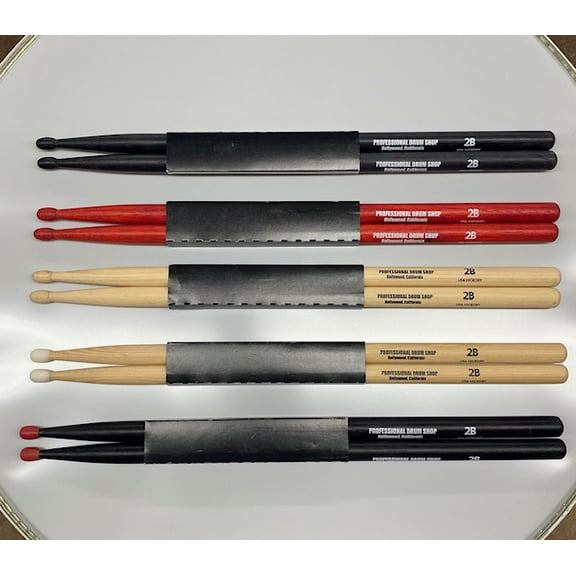 Vic Firth - N2BR-CUSTOM - 2B in red with Pro Drum imprint