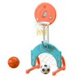 thumbnail image 2 of Aro de baloncesto de interior, tablero de baloncesto, juguete de fútbol Bucle azul naranja, 2 of 9