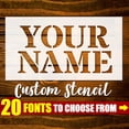 thumbnail image 2 of Plantilla MuMiY personalizada para pintura en aerosol con texto o logo, uso متعدد, 2 of 6