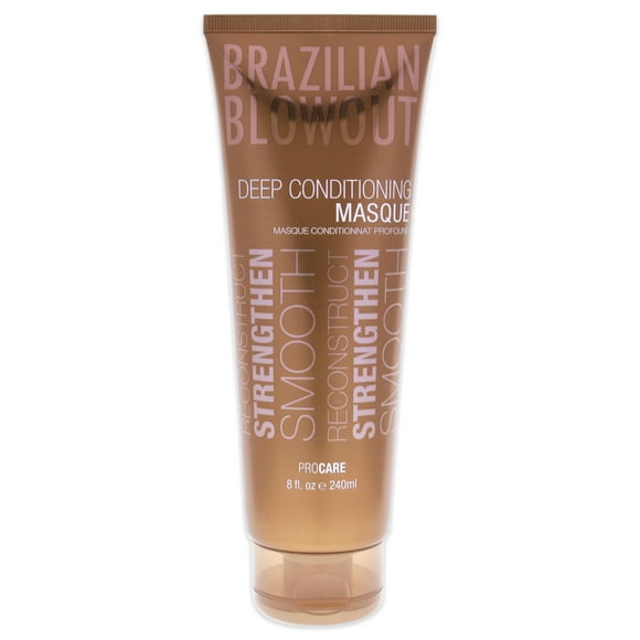 Mascarilla acondicionadora profunda Acai de Brazilian Blowout para unisex - Mascarilla de 8 oz Brazilian Blowout Brazilian Blowout