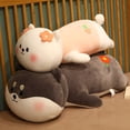 thumbnail image 2 of 50/70/90CM Husky gigante Shiba Inu perro de peluche de juguete Kawaii gato tumbado almohada grande Animal suave muñeca para niños regalo de Navidad zhangyuxiang LED, 2 of 2