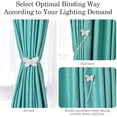 thumbnail image 5 of Curtain Tie Magnetic, 1 Pair Vintage Butterfly Resin Flower Curtain Drapery Holdback Retro Window Curtain Decorative Buckle Holder for Home Office Cafe Balcony, Gold, 5 of 14