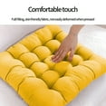 thumbnail image 4 of XIBUFE 2026 New Memory Foam Meditation Floor Pillow Square Large Cushion,(16X16)",Orange Yellow for Meditation, Yoga, Relaxation, Reading, Home Decor, Floor Seating, 4 of 6