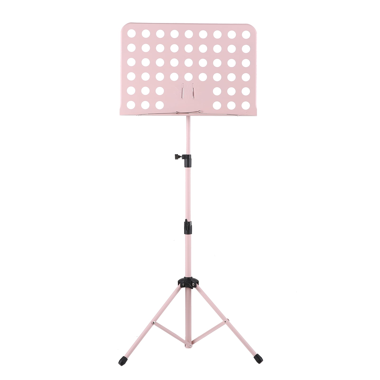 Walmeck Portable Metal Music Stand Detachable Musical Instruments for