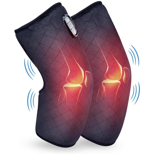 Masajeador de rodilla con calefacción COMFIER, almohadilla térmica para aliviar el dolor