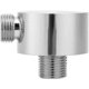 thumbnail image 3 of Brass Wall Mount Supply Elbow Round Shower Hose Connector G1/2 for Hand Shower Shower Outlet Elbow for Hand Shower, 3 of 4