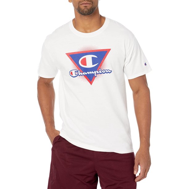 Remera Champion Clásica con Logo Triángulo C para Hombre