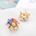 thumbnail image 2 of Boucles d'Oreilles Boule Rembourrées à Fleurs pour Femme Boucles d'Oreilles Boho Mode, 2 of 2